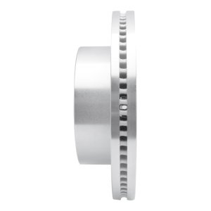 Ford F-450 Super Duty Brake Rotor (1) - Front Right - R1 Concepts - Drilled & Slotted - Silver - `05-`12